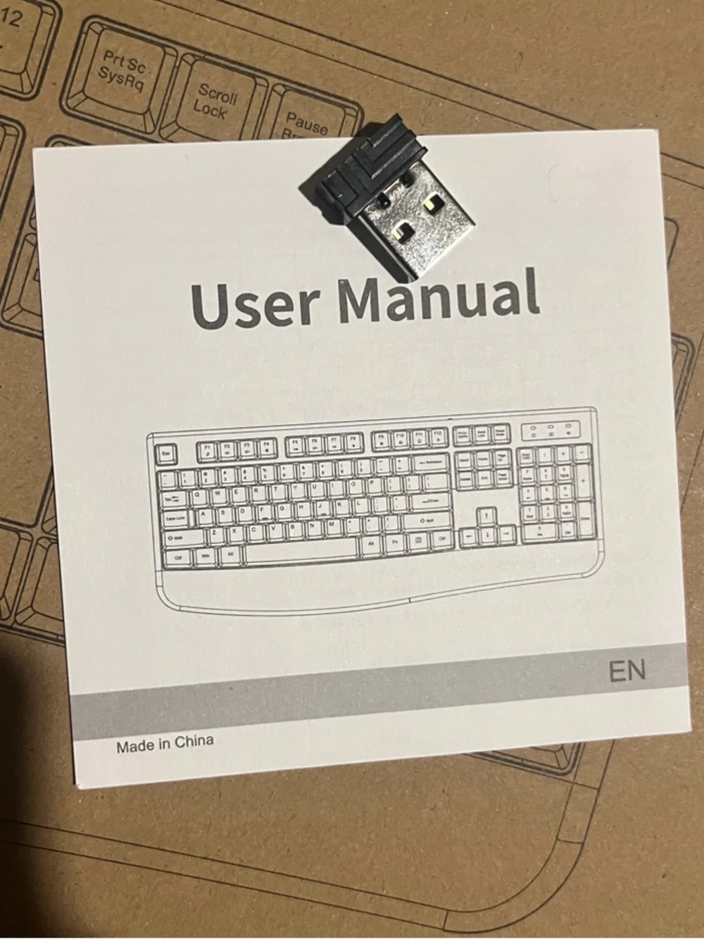 New Black Bluetooth Wireless Keyboard with box
